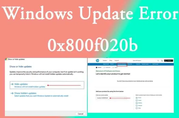 How to Hide or Fix HP Printer Updates Windows Error 0x800f020b