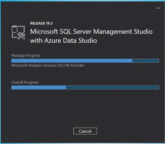 SSMS-Installation-progress