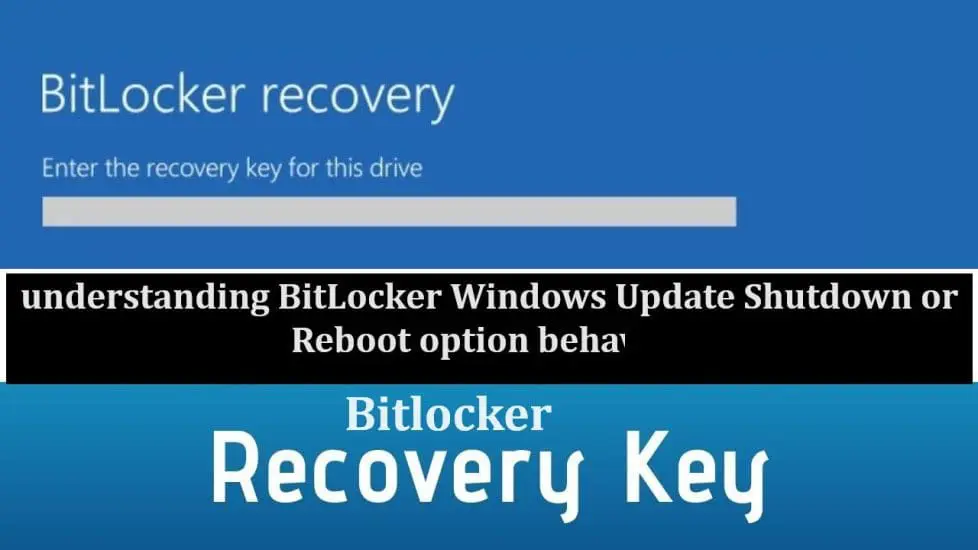Install and report or install or shutdown with BitLocker