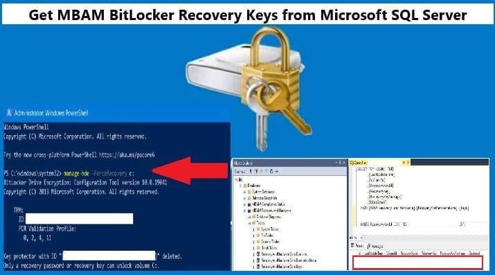 Retieve BitLocker Recovery Keys from microsoft sql