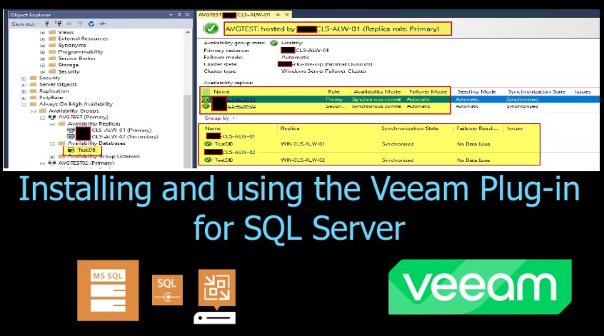Always on and Veeam plugin