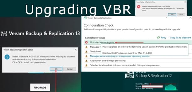 upgrading Veeam BAckup and Replication to v13