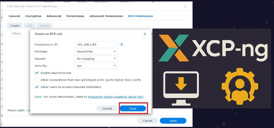 NFS Storage And Present It To XCP Ng