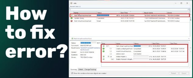 SCVMM setup Error 10421: Fix VMM Service Account conflict