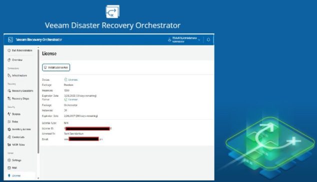 How to replace Veeam Recovery Orchestrator License
