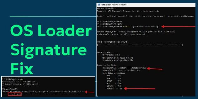 Fix Operating System Loader Failed Signature Verification