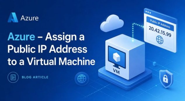 How to Assign a Public IP to Azure Virtual Machine (VM)