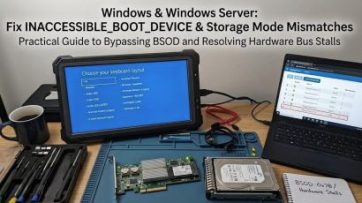 Fix INACCESSIBLE_BOOT_DEVICE in Windows and Windows Server